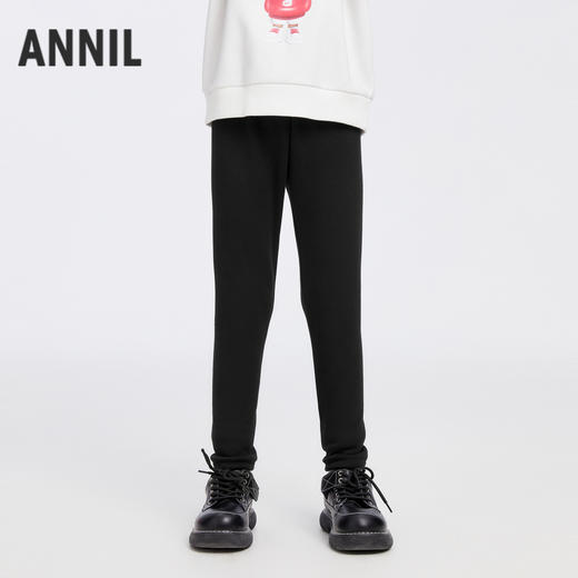 女童针织打底夹裤冬季新款安奈儿童装EG446582 商品图0