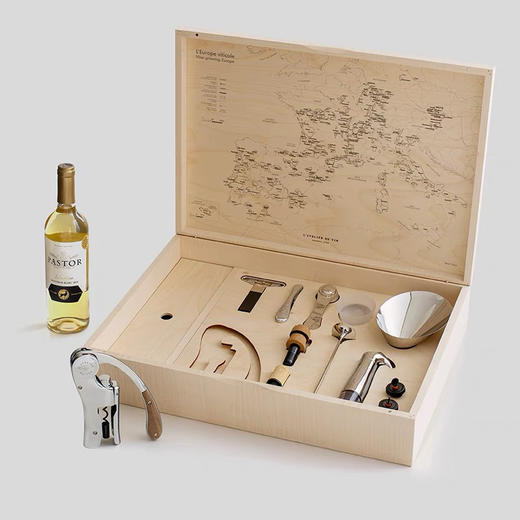 法国L'Atelier du Vin红酒开瓶器老酒刀真空酒塞高档酒具套装礼盒 商品图3