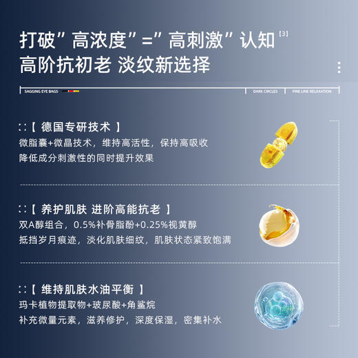 Dr.Rimpler德国慕特博士N341视黄醇紧致抗皱修护保湿A醇面部精华 商品图2