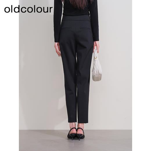 oldcolour欧珂冬季新款时尚休闲韩版修身铅笔裤长裤女P460702A1 商品图4
