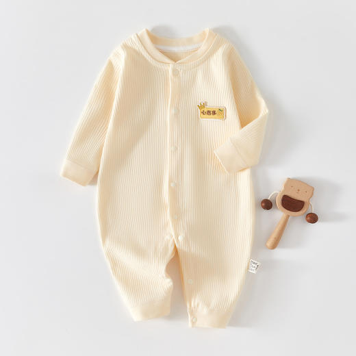 【纯棉材质，舒适透气，A类品质，安全放心】婴儿连体衣春秋款 睡衣纯棉a类新生儿衣服 秋冬宝宝打底衣 长袖哈衣-QQ 商品图13