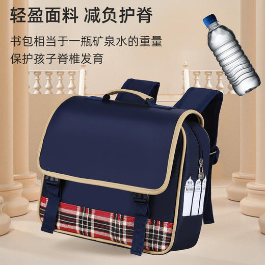 【跟着国宝买到宝】英伦风幼儿园小学书包（官网特供） 商品图3