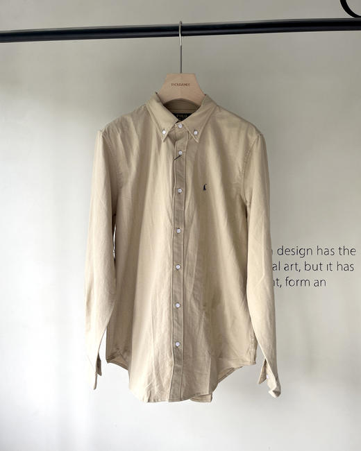 单品包邮现货 THS 8.24-无 RL家 男士在售款 牛津布马球刺绣衬衫 2色 AG1291 商品图5