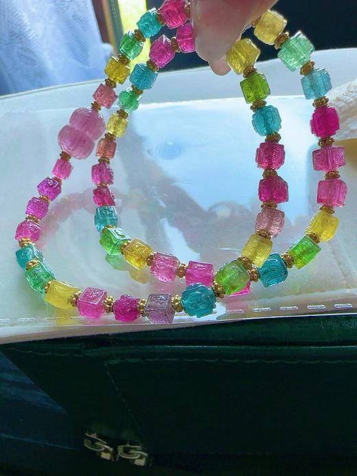 18.3g 雕刻碧玺手链 商品图5