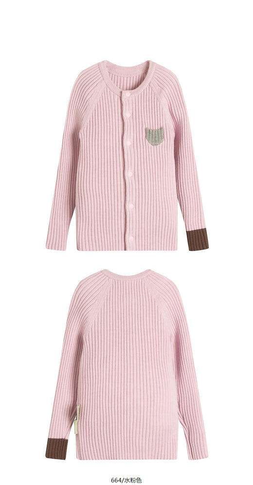 jnby  24年秋款  短款开襟毛衫  YO9310280 商品图12