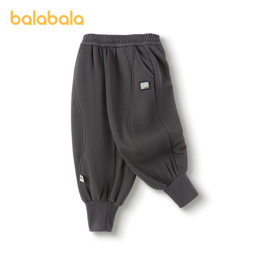 巴拉巴拉童装儿童长裤珊瑚绒束脚裤男童女童冬装新款裤子厚款★ 商品图4