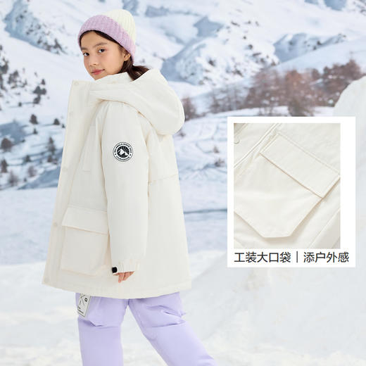 巴拉巴拉童装宝宝羽绒服新款冬季连帽外套两件装大童加厚保暖 商品图3
