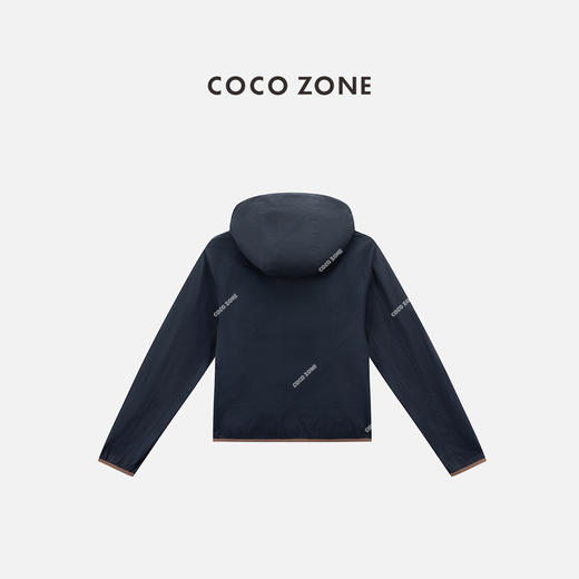 COCO ZONE 夏季薄款抽绳连帽外套简约百搭上衣CC2B1160 商品图1