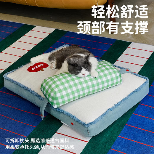 zeze丹宁靠枕式宠物床垫-B(包邮) 商品图4