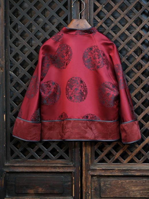 盛唐婧 |福禄新中式国风库缎外套 商品图6