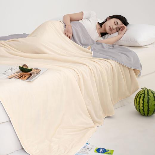 【A类瓜瓜大豆夏凉被】凉感丝冰淇淋夏凉被凉感瓜瓜夏被空调被可机洗夏天薄被子，牢牢固定内芯，不易滑动。ry 商品图10
