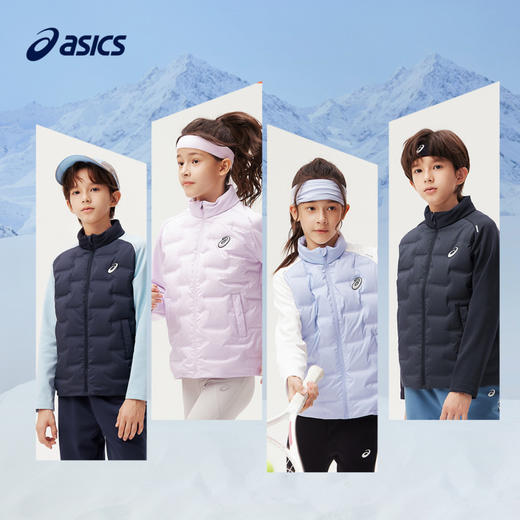 Asics/亚瑟士童装2024年冬季轻薄保暖羽绒服运动弹力羽绒夹克新品 商品图4