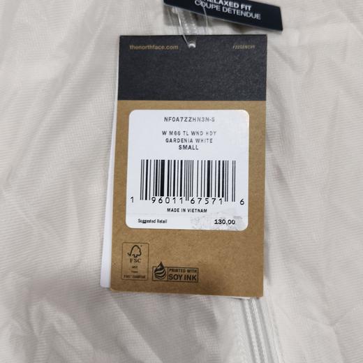 瑕疵THE NORTH FACE/北面女士薄款拉链连帽外套 商品图3