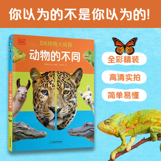 DK博物大侦探.动物的不同 DK百科全书儿童科普动物童书 商品图0