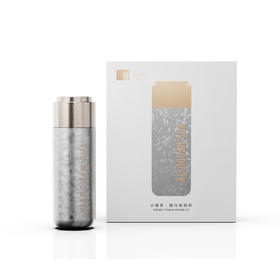 小罐茶纯钛随行焖闷杯双层真空保冷保温泡茶喝水杯子400ml送礼自用皆宜