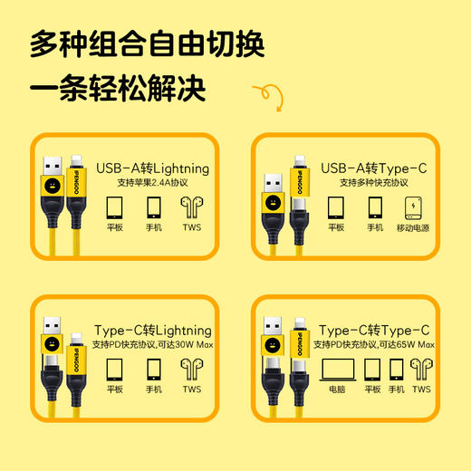 IPENGOO-数据线四合一 商品图2