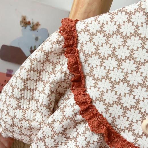 【送帽子！】2024年宝宝新款韩版衣服秋冬装连体衣婴儿碎花夹棉保暖外出服爬服 商品图3