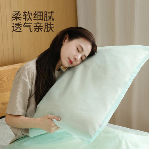 FaSoLa旅行一次性三件套四件套抑菌床上用品单人双人床单被套枕套 商品图3