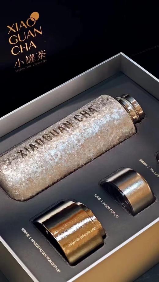小罐茶纯钛随行焖闷杯双层真空保冷保温泡茶喝水杯子400ml送礼自用皆宜 商品图11