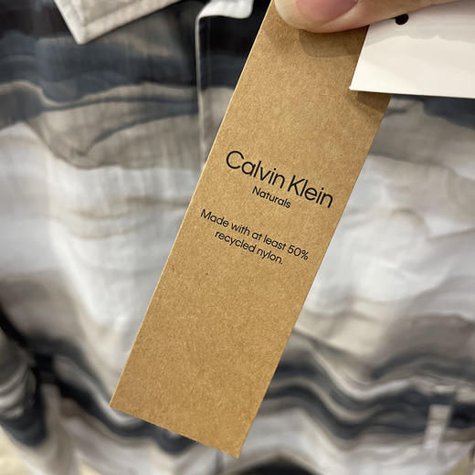 Calvin Klein/CK 男士春秋款插肩袖刺绣标水墨满印教练夹克外套 商品图4