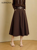 【商场同款】阿菁娜2024秋季新品优雅休闲通勤半裙A29Q113036 商品缩略图1