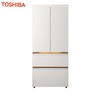 【家电特推】东芝（TOSHIBA）冰箱法式四门520升高容全嵌雾化保鲜抗菌净味双系统智能家用大冰箱GR-RF536WI-PG1D4玉芷纱 商品缩略图0