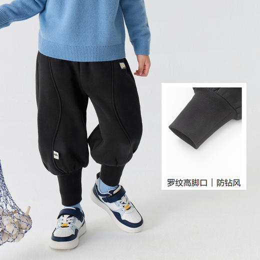 巴拉巴拉童装儿童长裤珊瑚绒束脚裤男童女童冬装新款裤子厚款★ 商品图3
