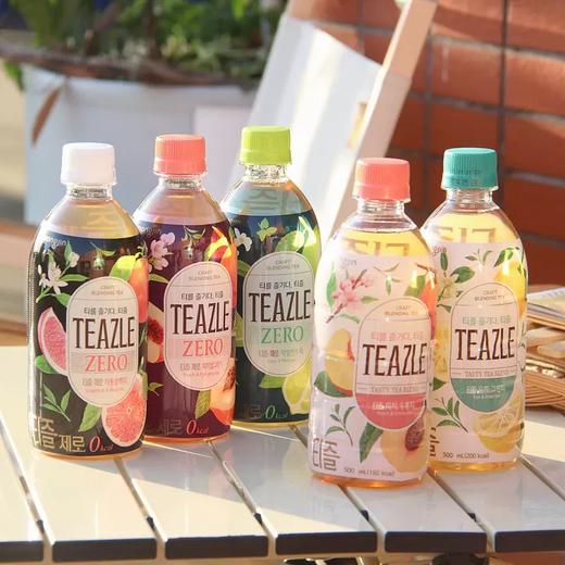 500ml熊津饮料 柚子味茶/红茶西柚味/红茶水蜜桃味/青柠薄荷味/水蜜桃味乌龙茶 多种口味任选 商品图0