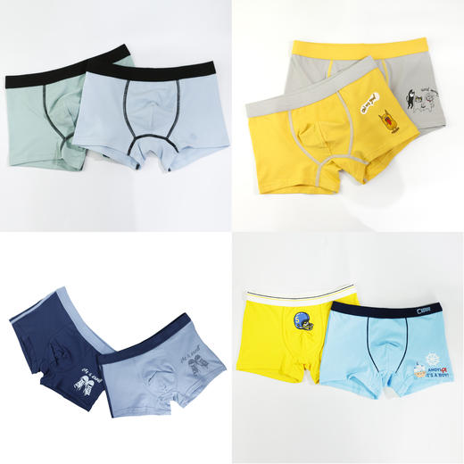 【特价】【3条】男童女童卡通平角三角内裤【TK23360M/W】 商品图5
