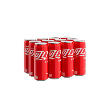 可口可乐（Coca-Cola）碳酸汽水 摩登罐饮料  330ml*12罐 整箱装 商品图5