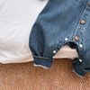 【韩版秋装婴儿牛仔爬服】连体衣春秋长袖男宝宝外出服0-2岁男童哈衣 商品缩略图3