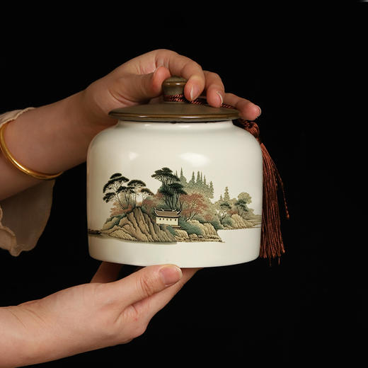 【严选推荐！碧螺春国风雅器礼盒】入嘴清香，沁人心脾，茶叶新茶绿茶礼品套装伴手礼长辈节日送礼物优选 商品图2