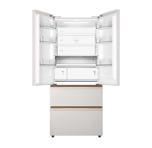 【家电特推】东芝（TOSHIBA）冰箱法式四门520升高容全嵌雾化保鲜抗菌净味双系统智能家用大冰箱GR-RF536WI-PG1D4玉芷纱 商品图1