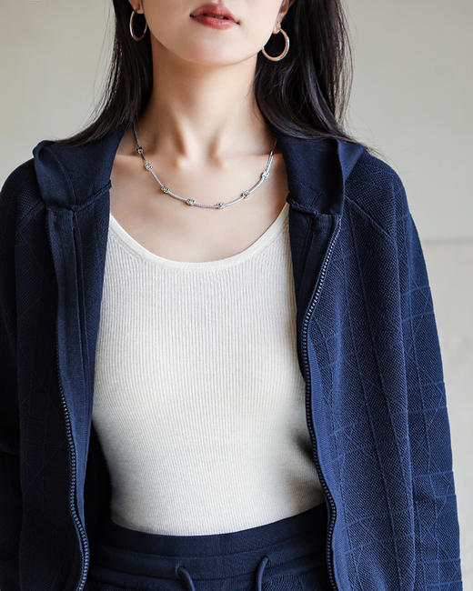 THS 8.24-无 香家 长短款双C蛇骨链颈链 项链 CU1234 商品图3