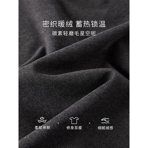 【1件65折】熙世界气质无袖毛呢背心连衣裙秋装新款高级感灰色V领收腰裙子 商品图2