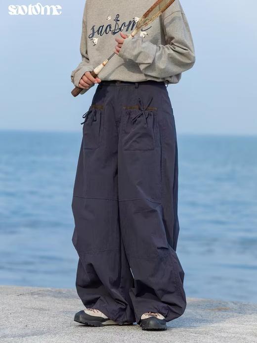 早乙女惠子saotome/STMCK243189/抽褶口袋户外工装裤 商品图2
