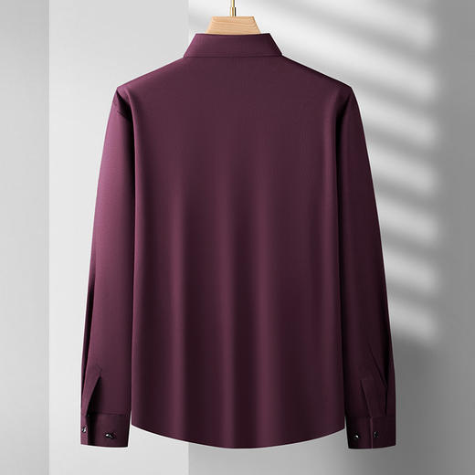 【新款DDS】大依优型大码长袖衬衫翻领男装加肥加大体恤大号上衣胖子 商品图1