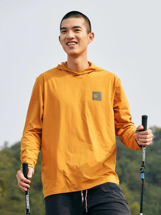 隐者山之道户外休闲防晒速干抗菌舒适透气春夏云溪帽衫 商品图6