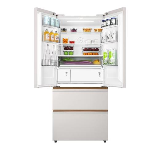 【家电特推】东芝（TOSHIBA）冰箱法式四门520升高容全嵌雾化保鲜抗菌净味双系统智能家用大冰箱GR-RF536WI-PG1D4玉芷纱 商品图2