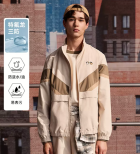 【大都会】AARON CHANG联名 TeenieWeenie小熊男装撞色外套2024秋季新款