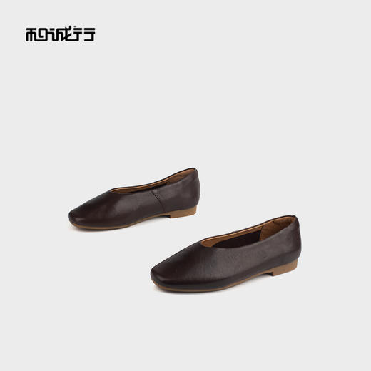和诚行 2024秋冬新款时尚百搭平底一脚蹬女士休闲浅口单鞋1200032 商品图2