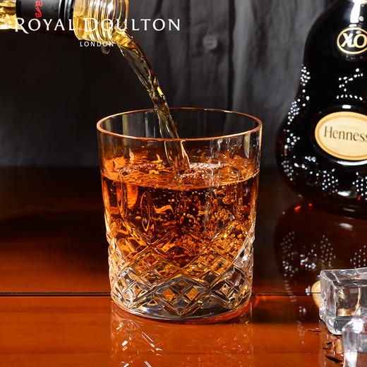 Royal Doulton 海克利尔烈酒杯四件套 水晶玻璃酒杯 威士忌酒杯朗姆酒杯 商品图1