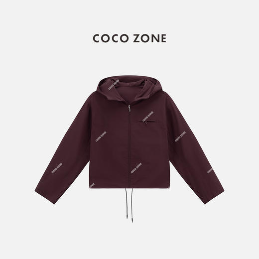 COCO ZONE 时尚设计感小众外套简约百搭连帽上衣CC2B1138 商品图0