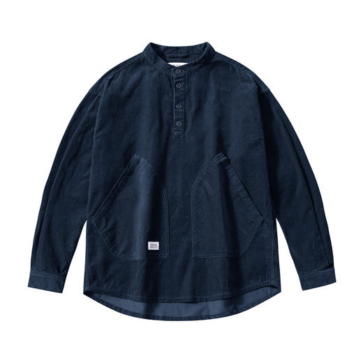 吃茶去chichaqu2024灯芯绒小立领衬衫日系宽松休闲城市户外百搭 商品图4