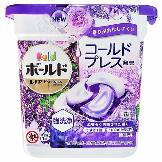 [日本产]宝洁4D洗衣凝珠薰衣草香11粒보르도 젤볼 4D 세탁세제 화이트 라벤더향 商品图0