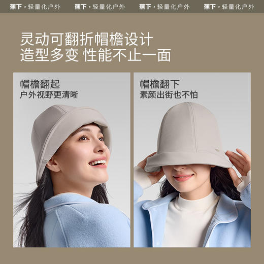 【蕉下精选】蕉下气绒保暖渔夫帽CL45524户外显脸粉丝浮力 商品图4
