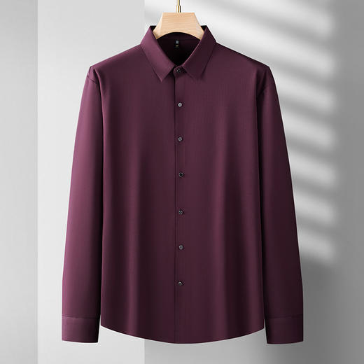 【新款DDS】大依优型大码长袖衬衫翻领男装加肥加大体恤大号上衣胖子 商品图0
