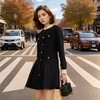 8/22奢姿大码女装2024冬季气质荷叶领裙子胖妹妹时尚百褶拼接连衣裙9944862025 商品缩略图0