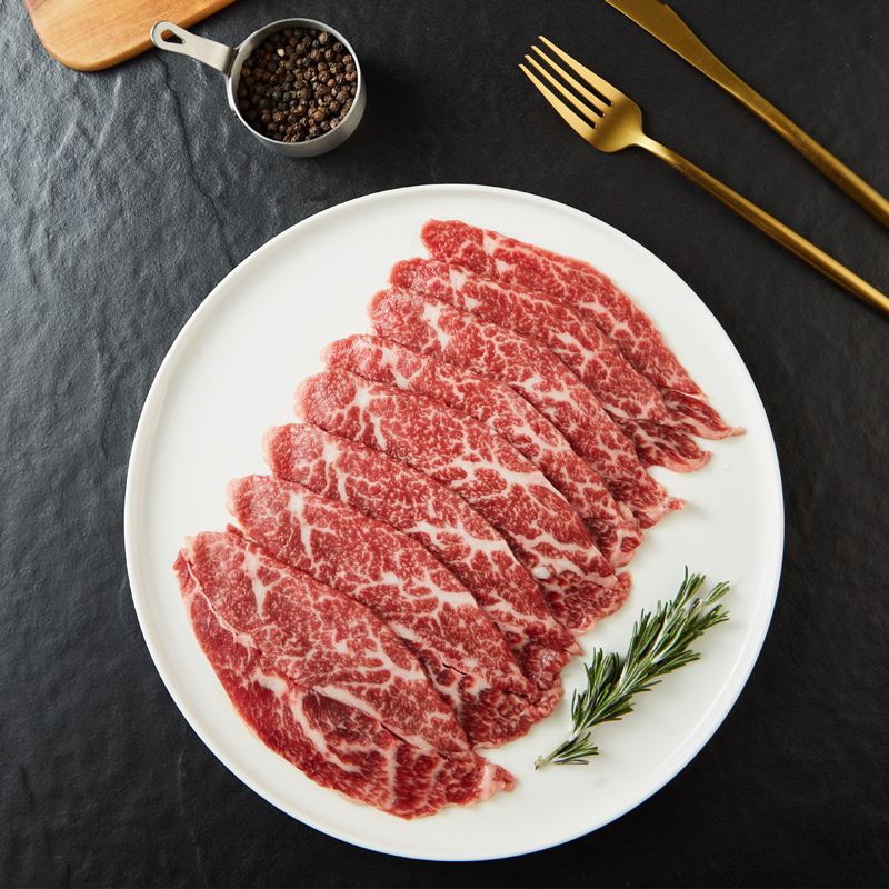 澳洲M3/4和牛眼肉盖烤肉片220g