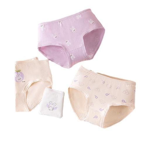 【云感柔软 更懂宝贝的裤裤】薄款女童内裤4条装 纯棉宝宝女孩三角短裤 韩版儿童a类裤子 不夹屁屁 甄选新疆好棉 科学配比 亲肤更舒适 云柔触感-QQ 商品图4